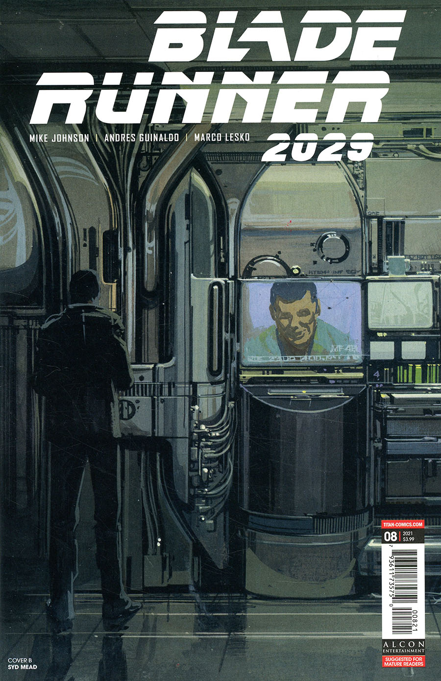 Blade Runner 2029 #8 Cover B Variant Syd Mead Cover