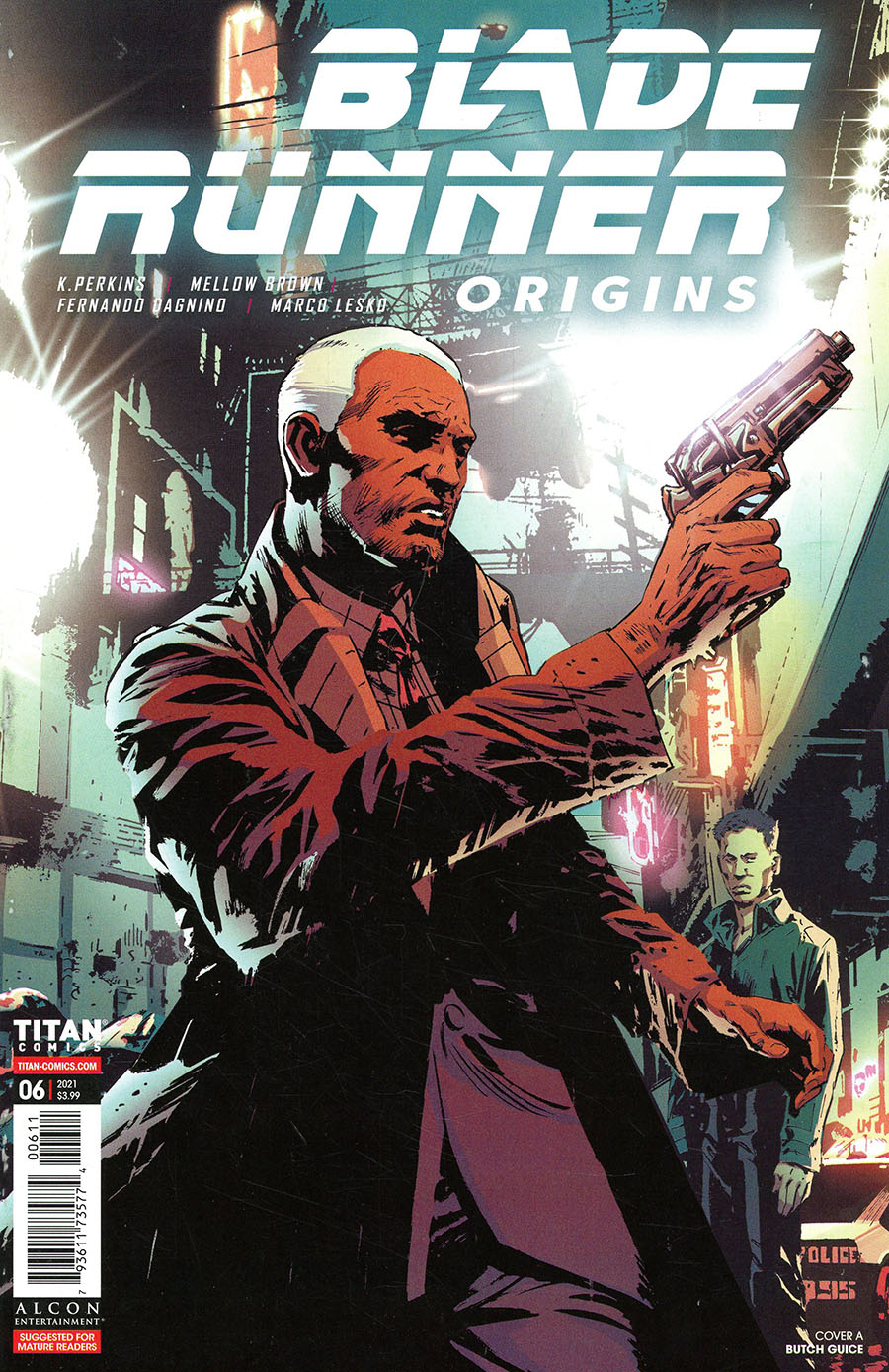 Blade Runner Origins #6 Cover A Regular Butch Guice Cover