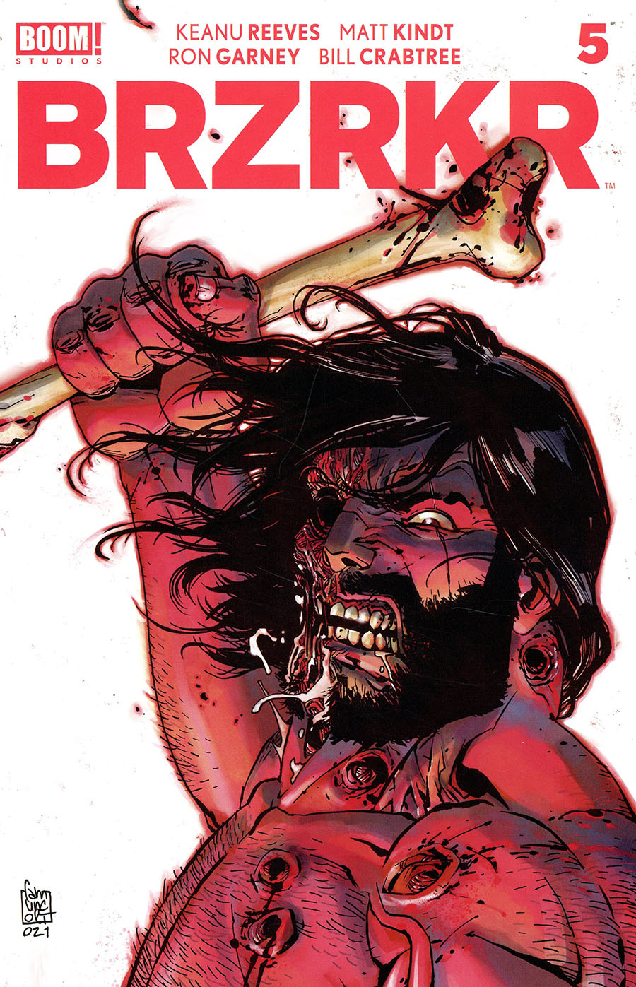 BRZRKR (Berzerker) #5 Cover B Variant Giuseppe Camuncoli Cover