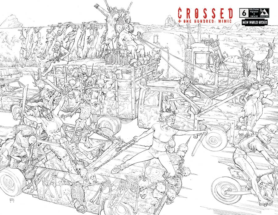 Crossed Plus 100 Mimic #6 Cover P NWO Fifty Shades Gianluca Pagliarani B Cover