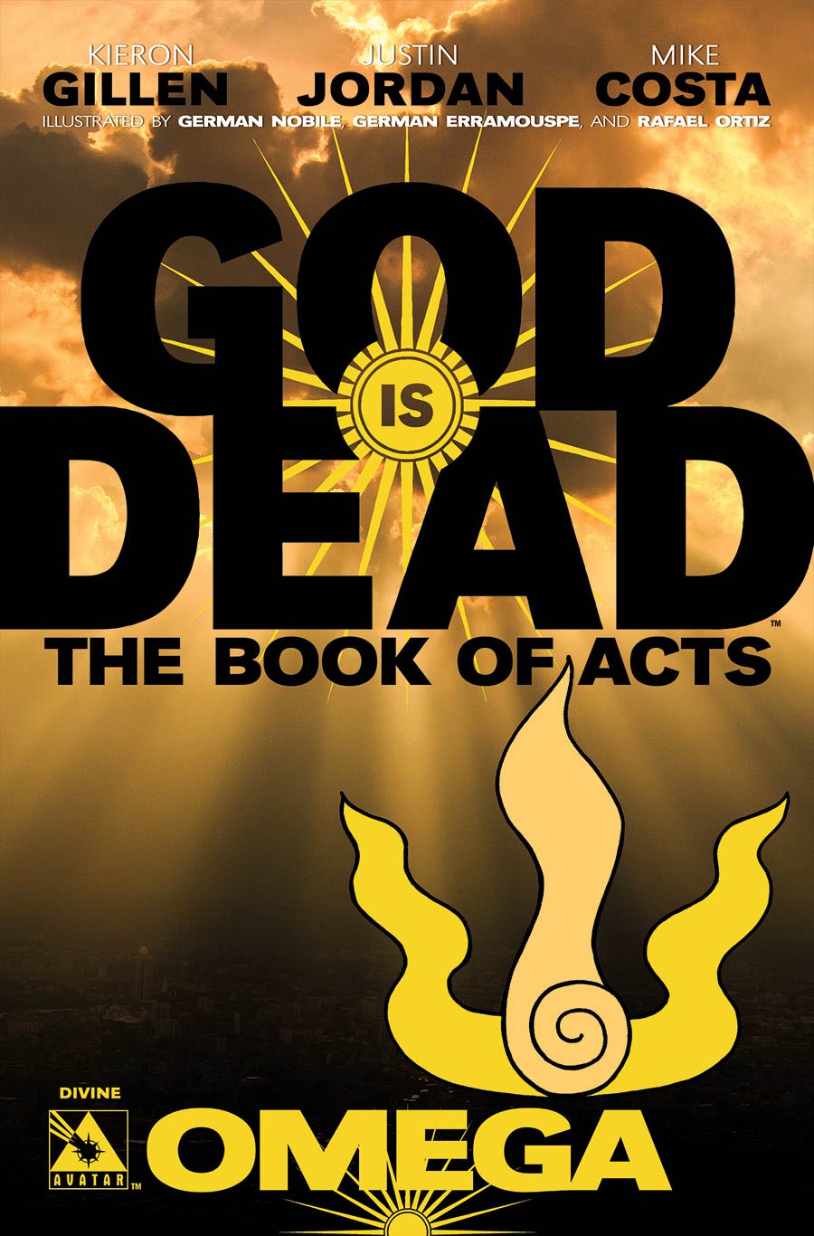 God Is Dead Book Of Acts Omega Divine Cover (Sale Edition)