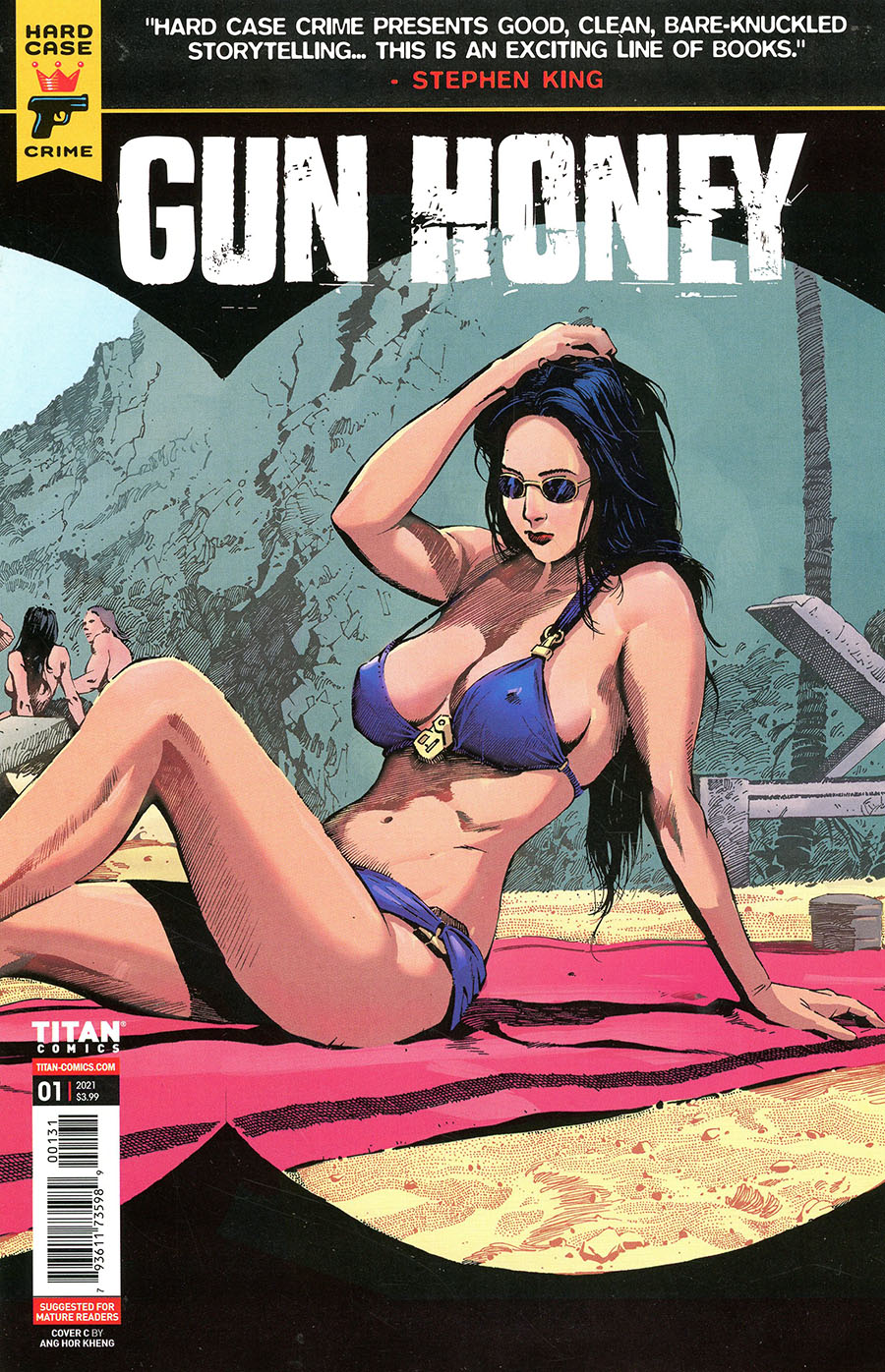 Hard Case Crime Gun Honey #1 Cover C Variant Ang Hor Kheng Cover