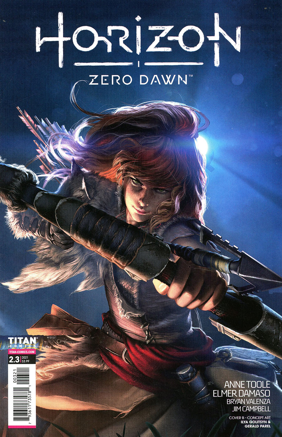Horizon Zero Dawn Liberation #3 Cover B Variant Aloy Concept Game Art Cover