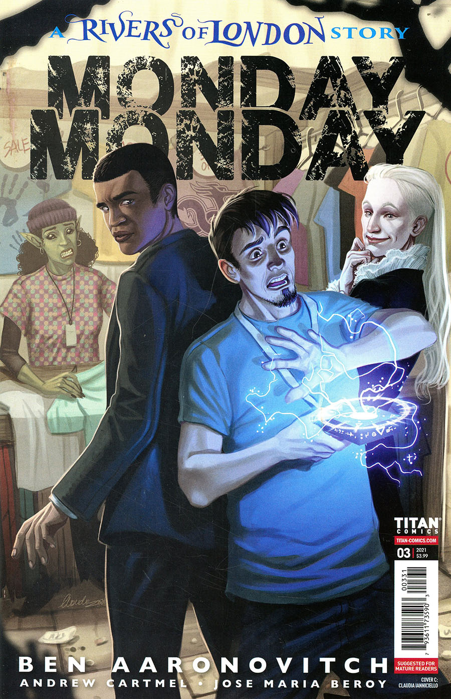 Monday Monday A Rivers Of London Story #3 Cover C Variant Claudia Ianniciello Cover