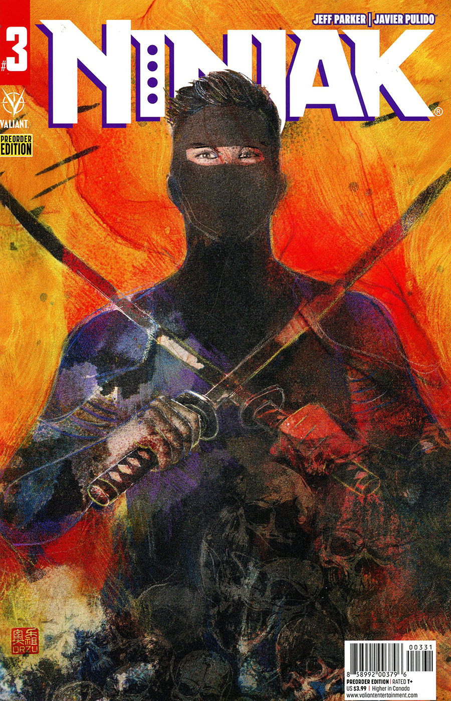 Ninjak Vol 4 #3 Cover C Variant Zu Orzu Pre-Order Edition