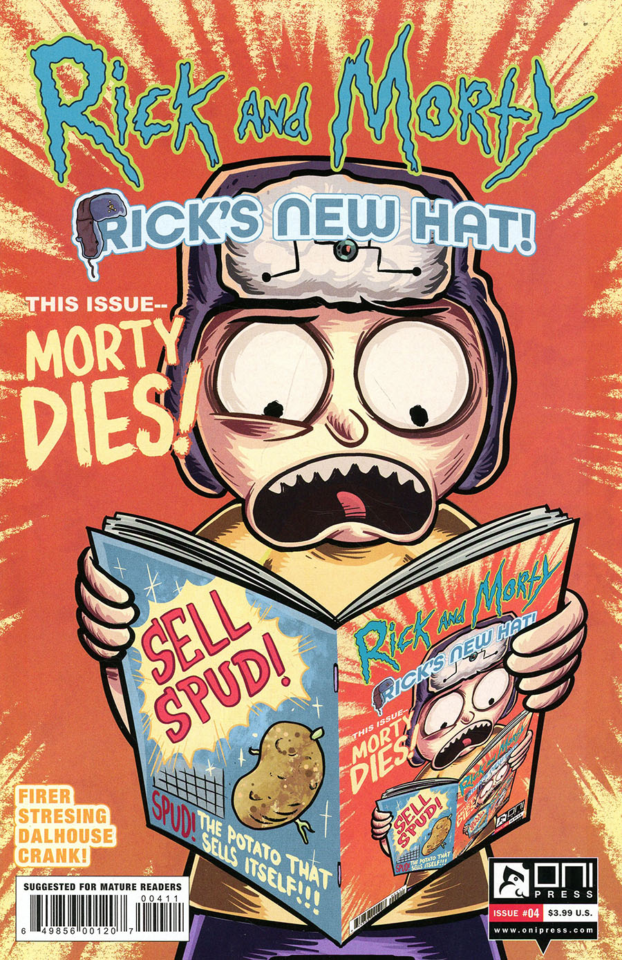 Rick And Morty Ricks New Hat #4 Cover A Regular Fred C Stresing Cover