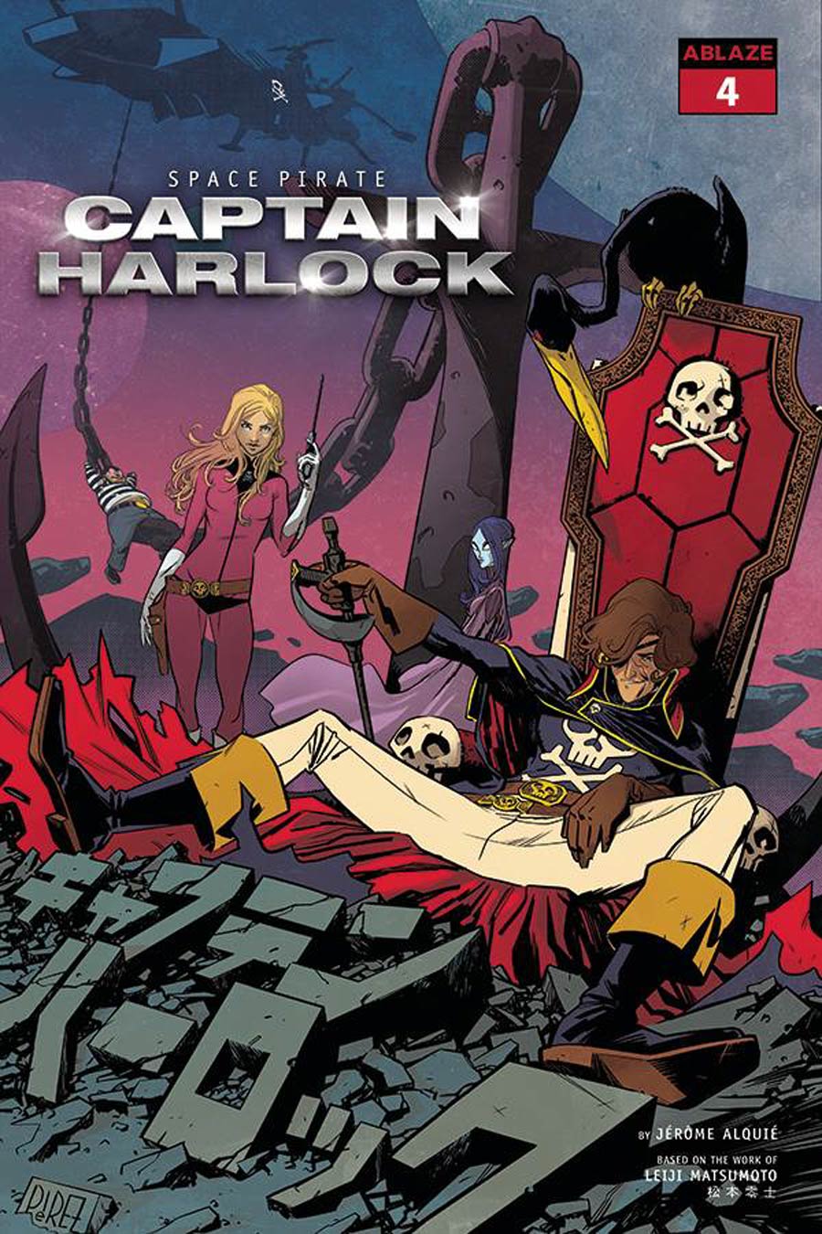 Space Pirate Captain Harlock #4 Cover A Regular Ramon Perez Cover