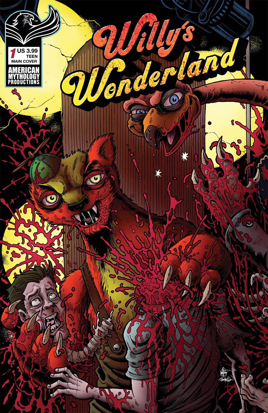 Willys Wonderland Prequel #1 Cover A Regular Buz Hasson & Ken Haeser Connecting Cover
