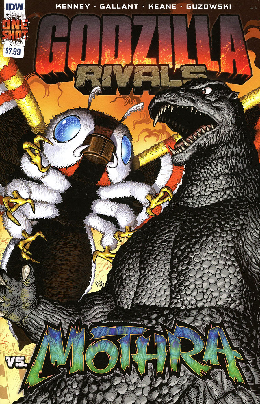 Godzilla Rivals vs Mothra #1 (One Shot) Cover A Regular EJ Su Cover