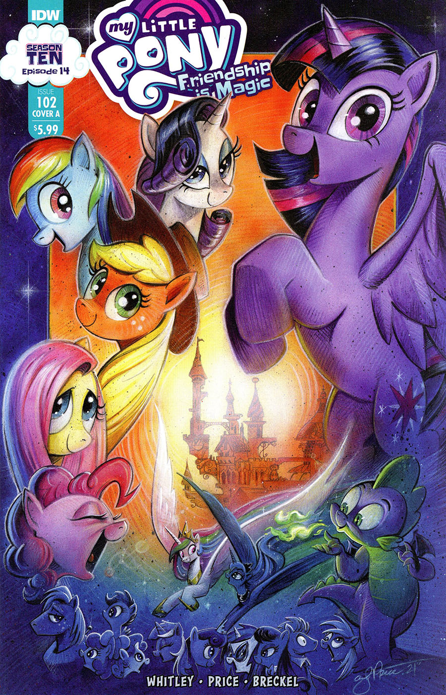 My Little Pony Friendship Is Magic #102 Cover A Regular Andy Price Cover