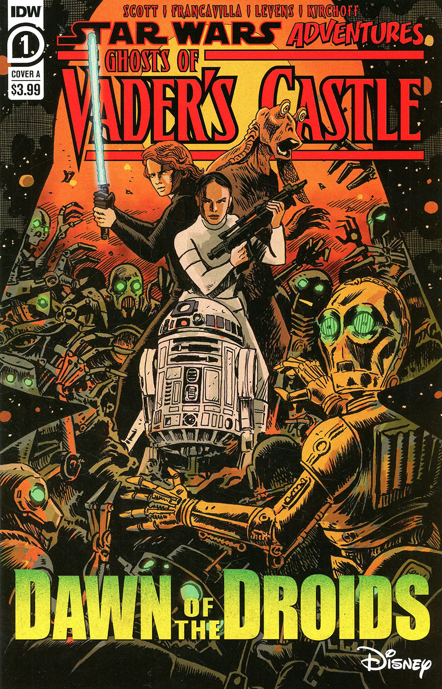 Star Wars Adventures Ghosts Of Vaders Castle #1 Cover A Regular Francesco Francavilla Cover