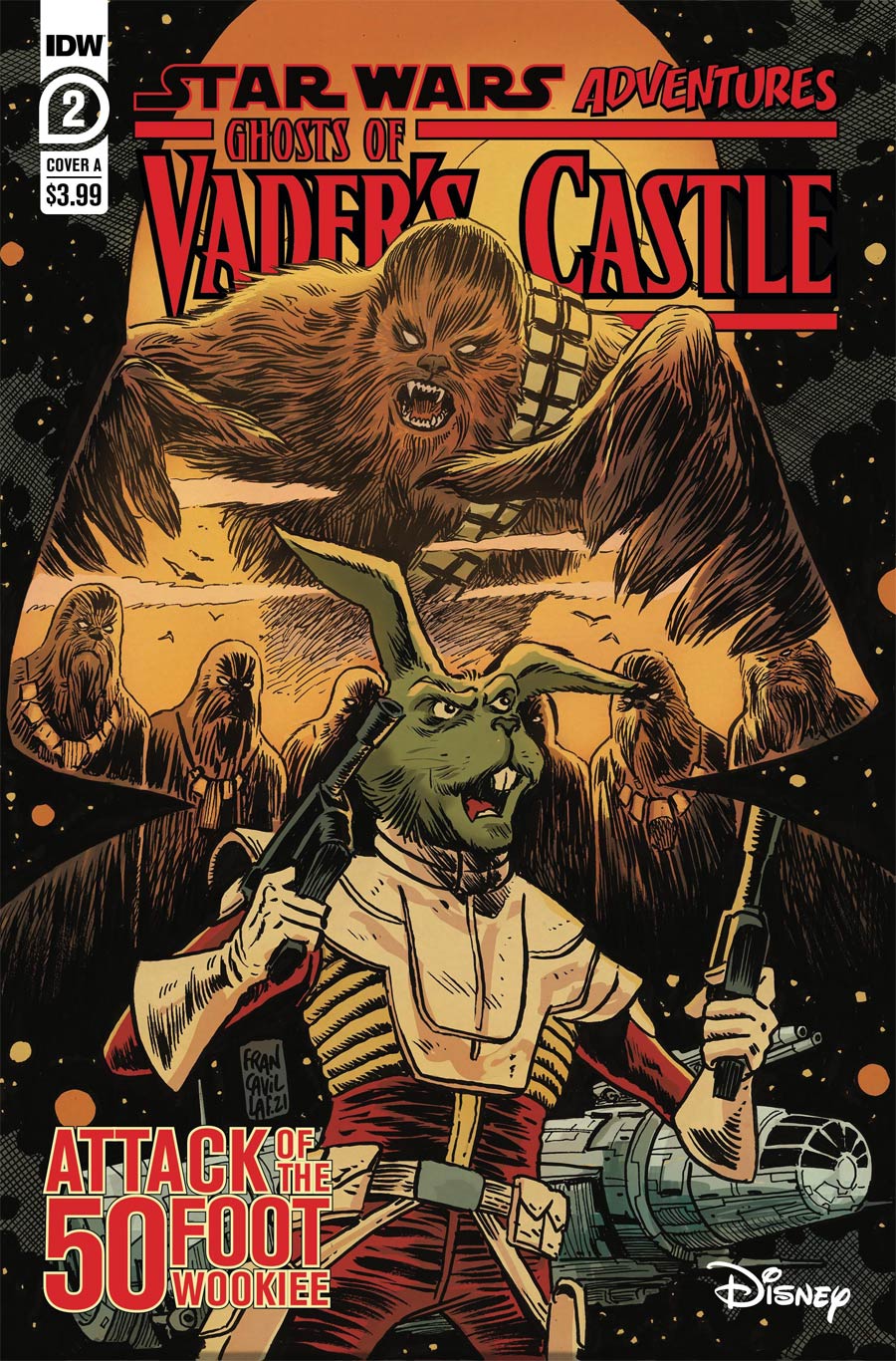 Star Wars Adventures Ghosts Of Vaders Castle #2 Cover A Regular Francesco Francavilla Cover
