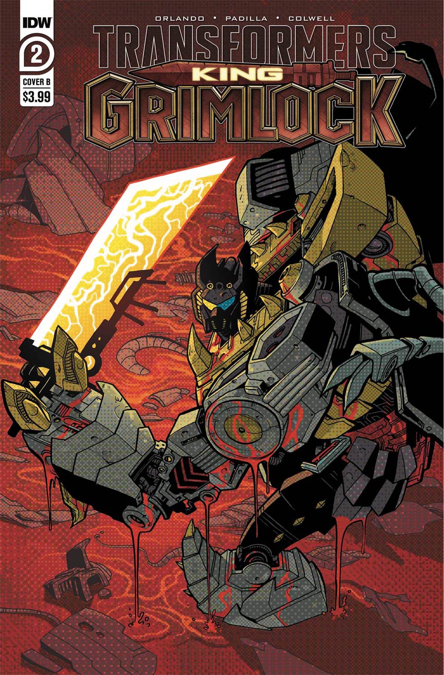 Transformers King Grimlock #2 Cover B Variant Ilias Kyriazis Cover