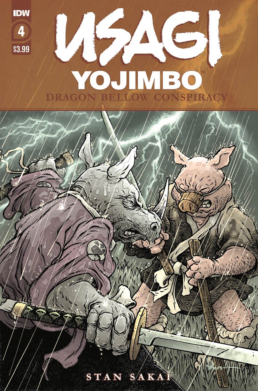 Usagi Yojimbo Dragon Bellow Conspiracy #4