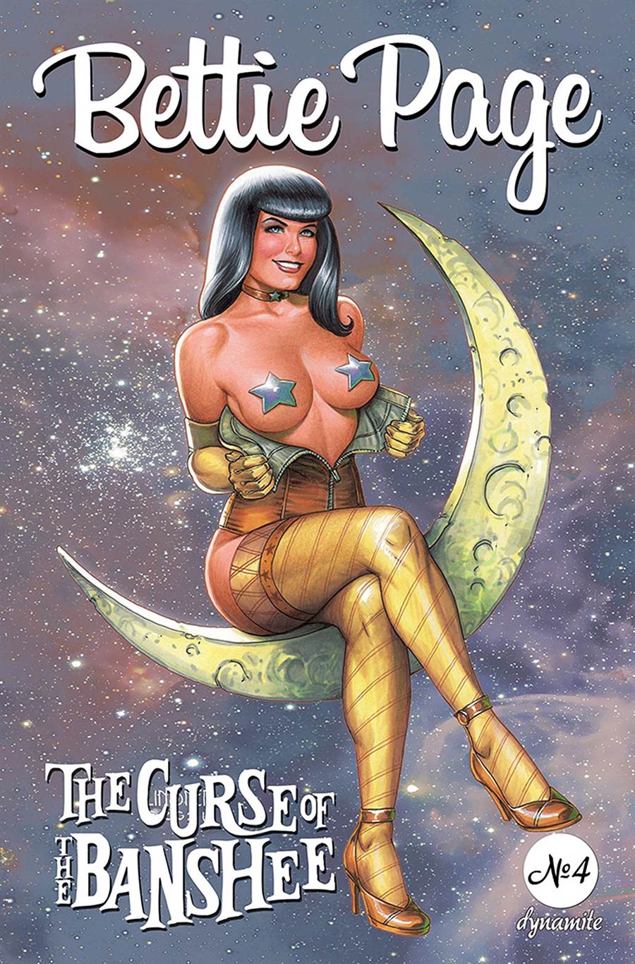 Bettie Page And The Curse Of The Banshee #4 Cover B Variant Joseph Michael Linsner Cover