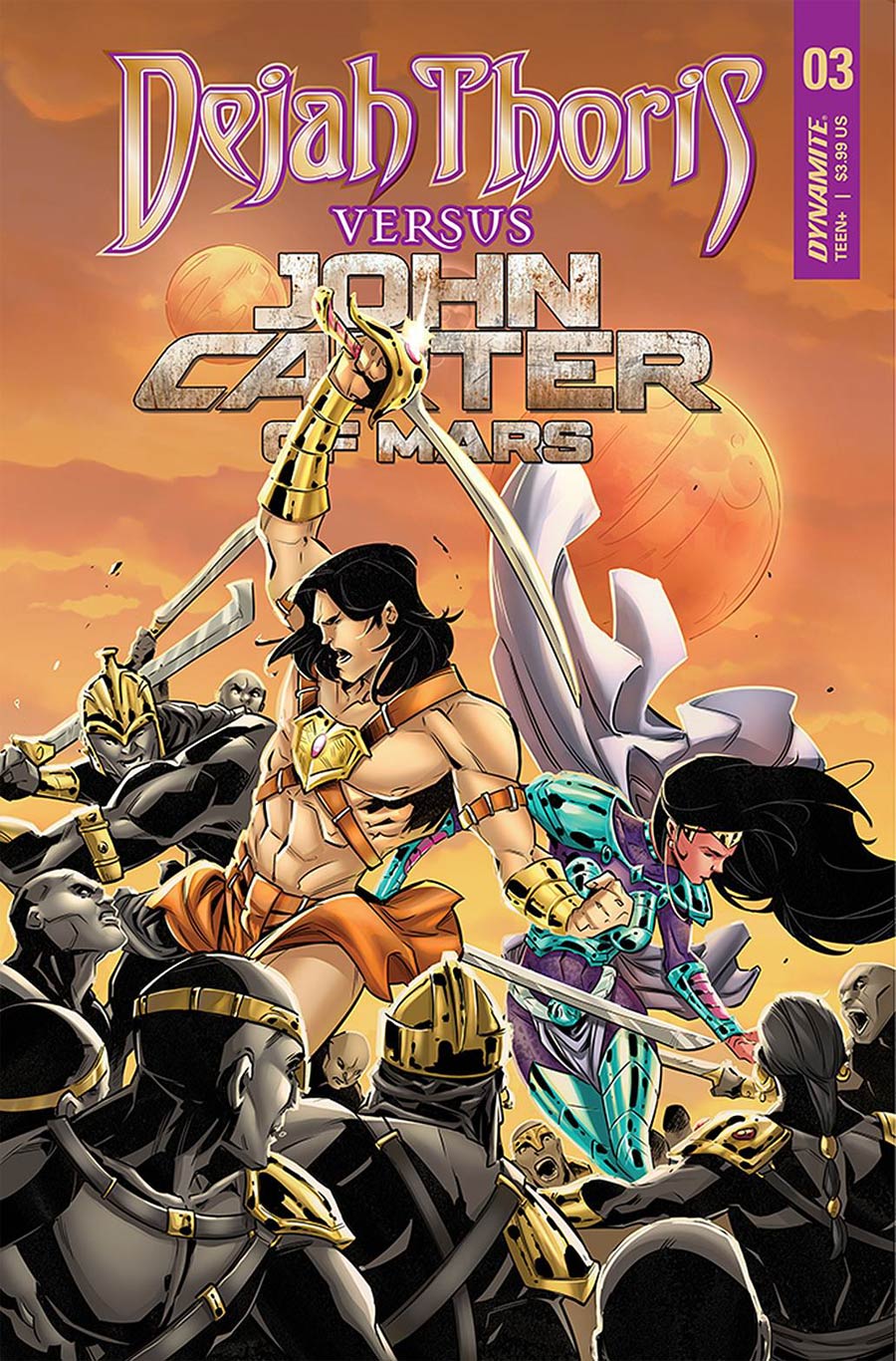 Dejah Thoris Versus John Carter Of Mars #3 Cover C Variant Alessandro Miracolo Cover