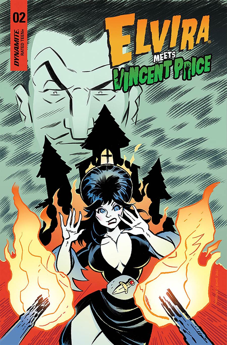 Elvira Meets Vincent Price #2 Cover C Variant Anthony Marques & J Bone Cover