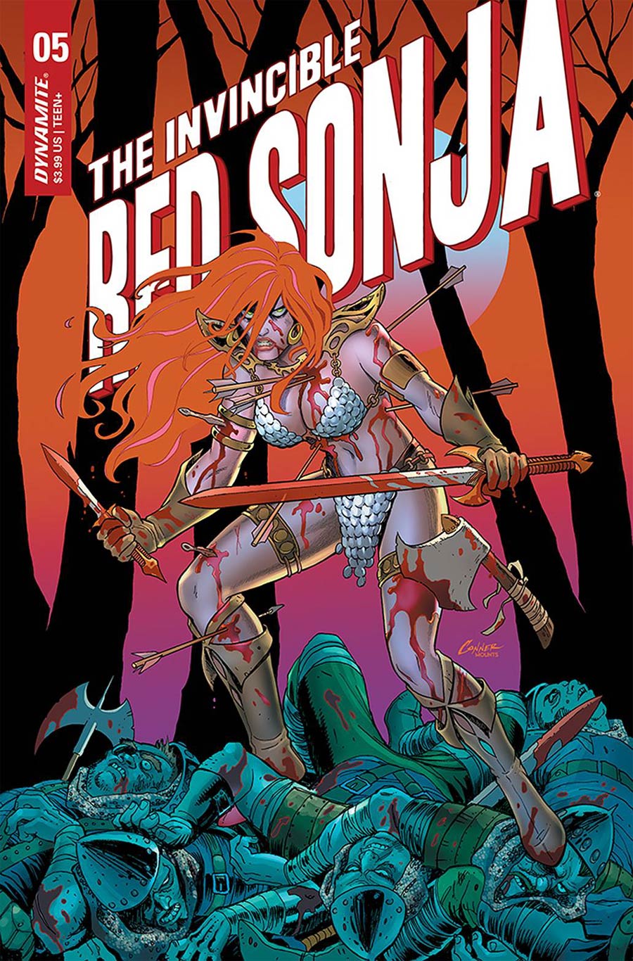 Invincible Red Sonja #5 Cover A Regular Amanda Conner Cover