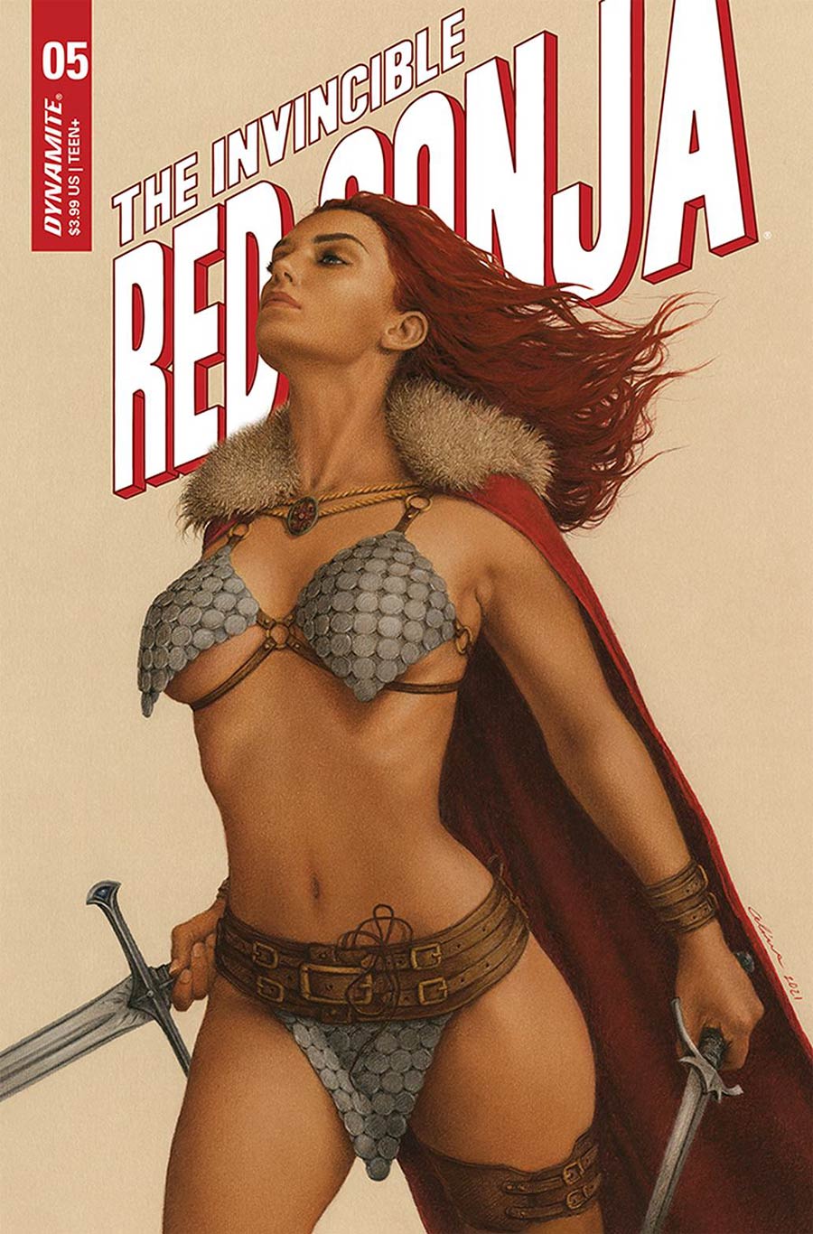 Invincible Red Sonja #5 Cover C Variant Celina Cover