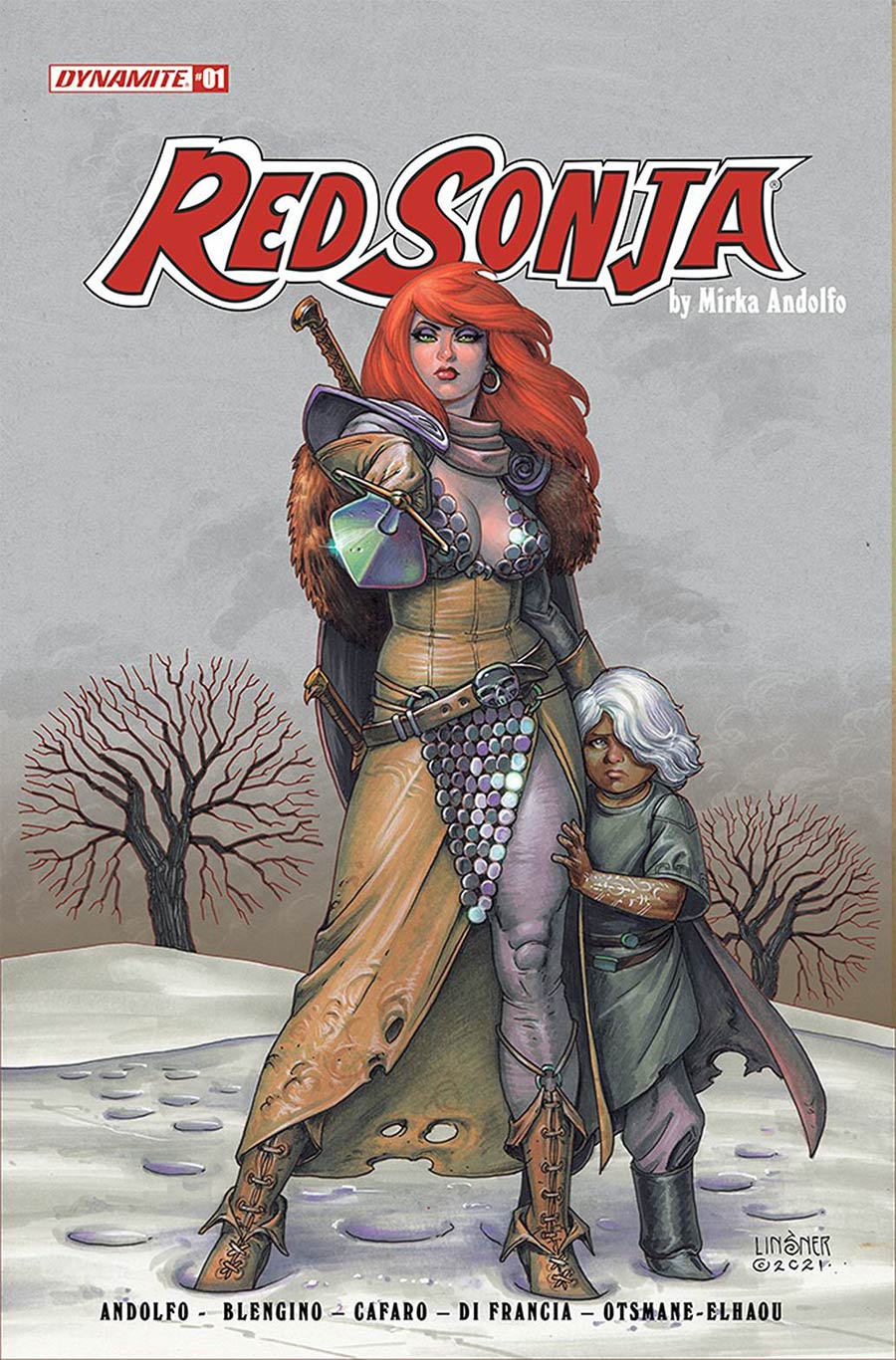 Red Sonja Vol 9 #1 Cover C Variant Joseph Michael Linsner Cover