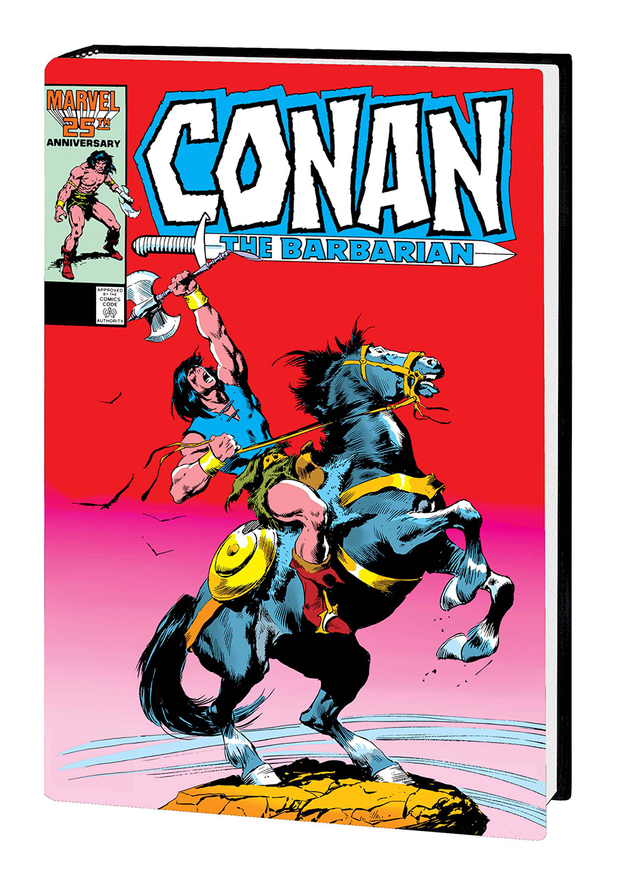 Conan The Barbarian Original Marvel Years Omnibus Vol 7 HC Direct Market John Buscema Variant Cover