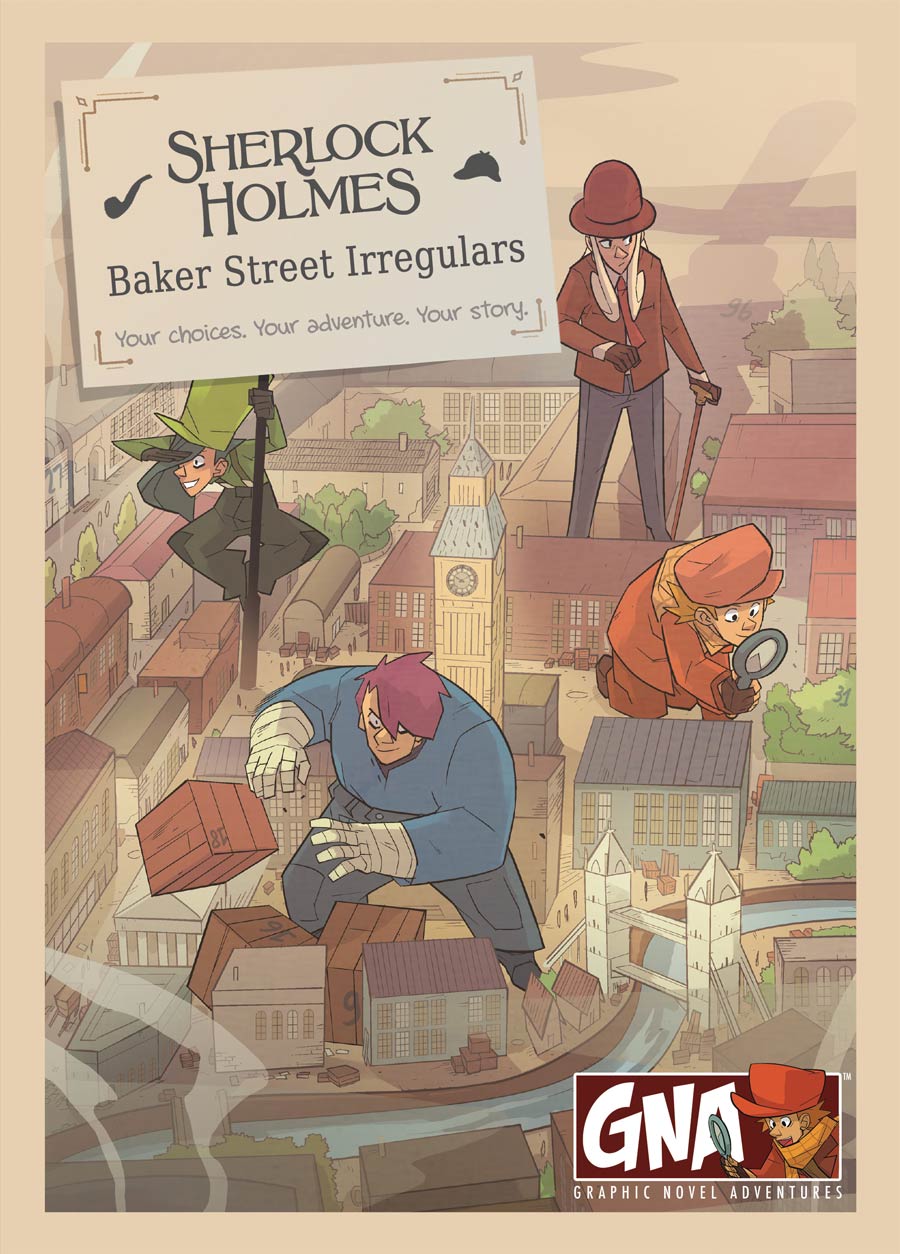 Sherlock Holmes Baker Street Irregulars Graphic Novel Adventures Slipcase Set