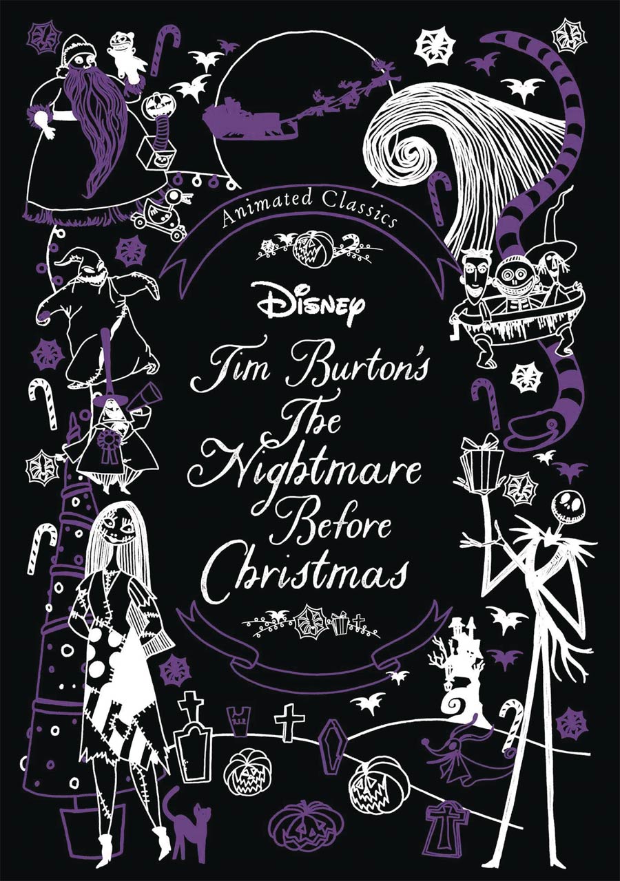 Disney Animated Classics Tim Burtons Nightmare Before Christmas Illustrated Prose HC