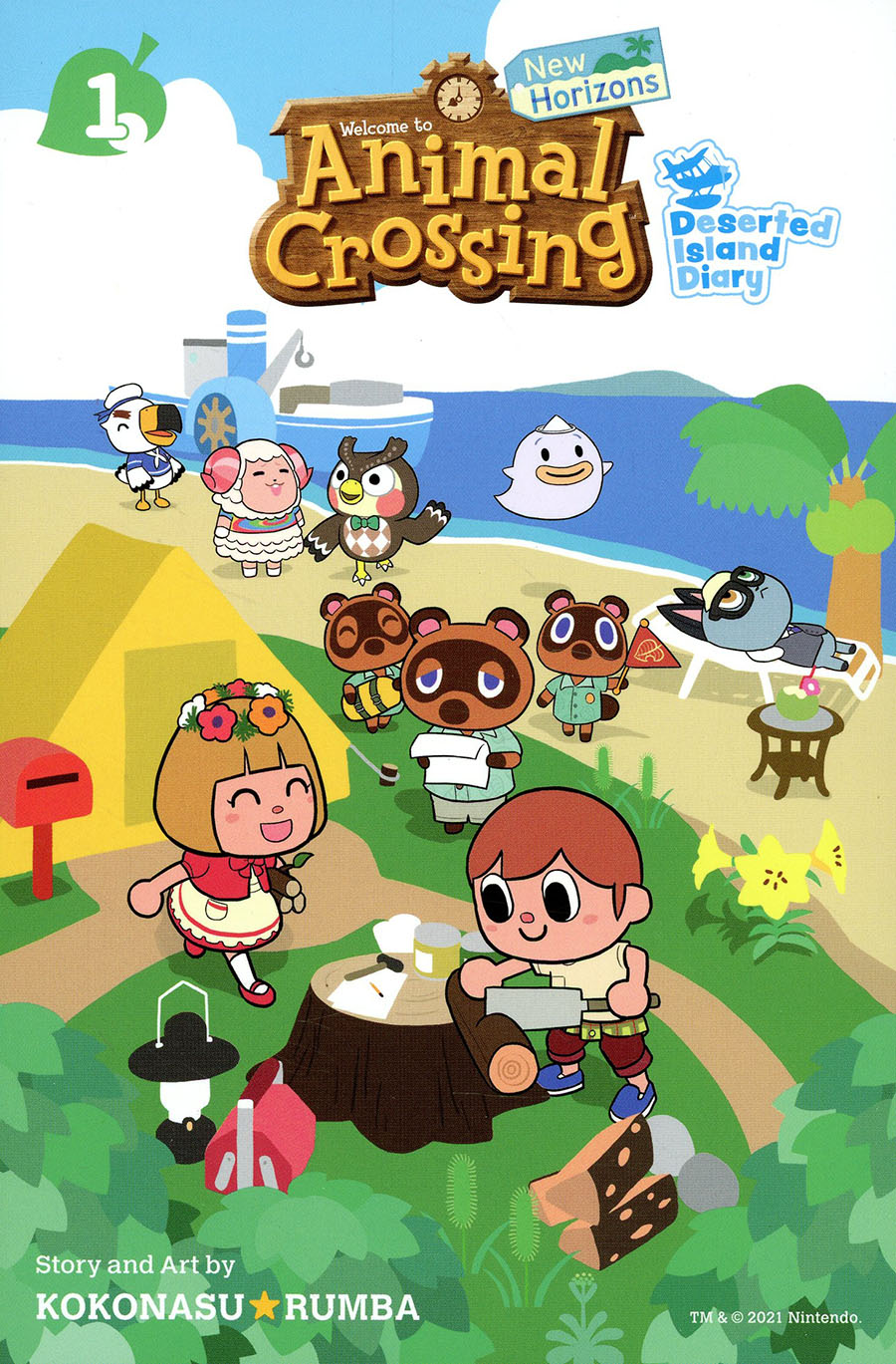 Animal Crossing New Horizons Deserted Island Diary Vol 1 GN
