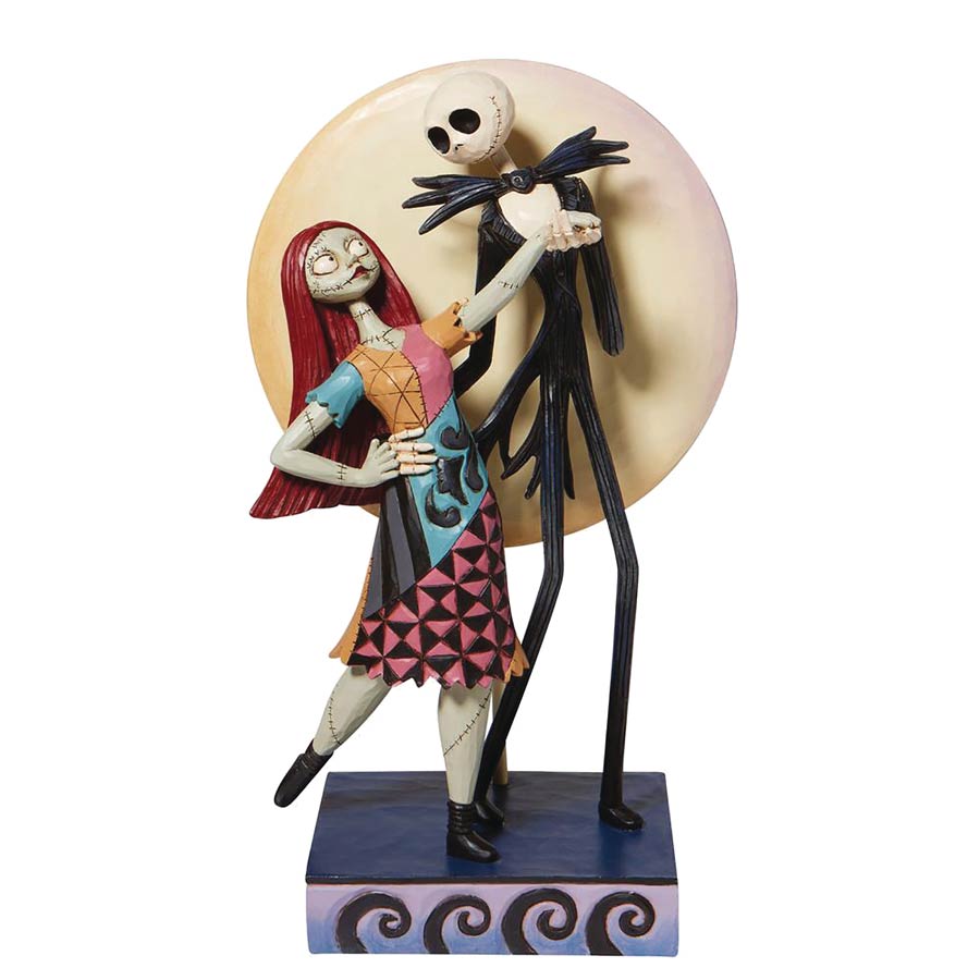 Disney Traditions Nightmare Before Christmas Jack And Sally Romance 9-Inch Statue