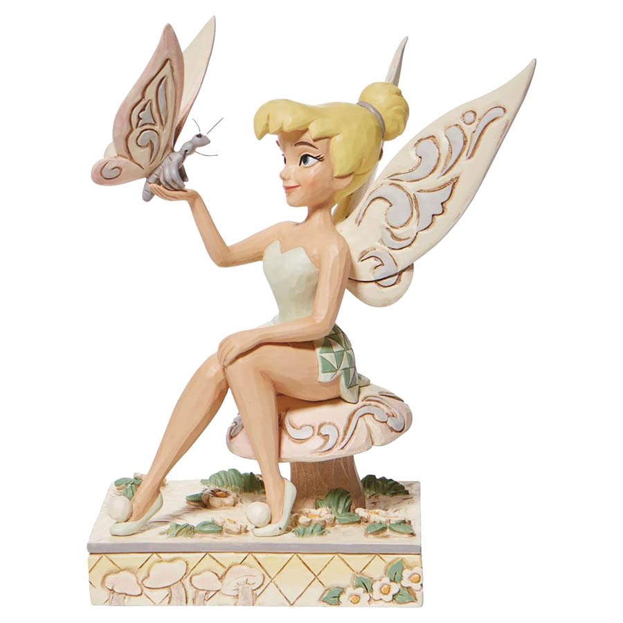 Disney Traditions Tinkerbell White Woodland 5.9-Inch Statue