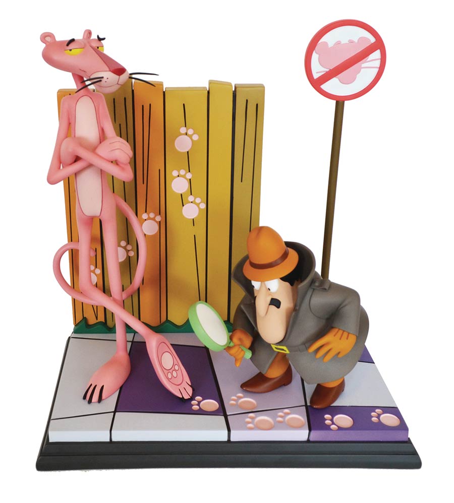 Pink Panther & The Inspector 16-Inch Statue