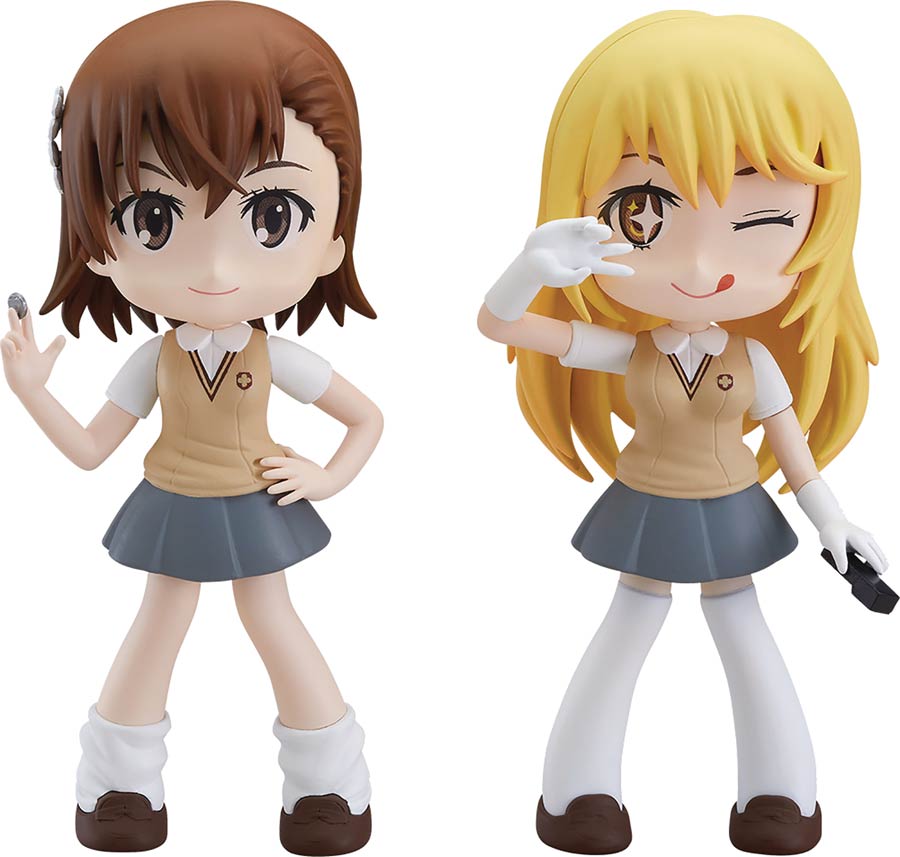 Certain Scientific Railgun Yurumari Mikoto & Misaki Soft Vinyl 2-Piece Set