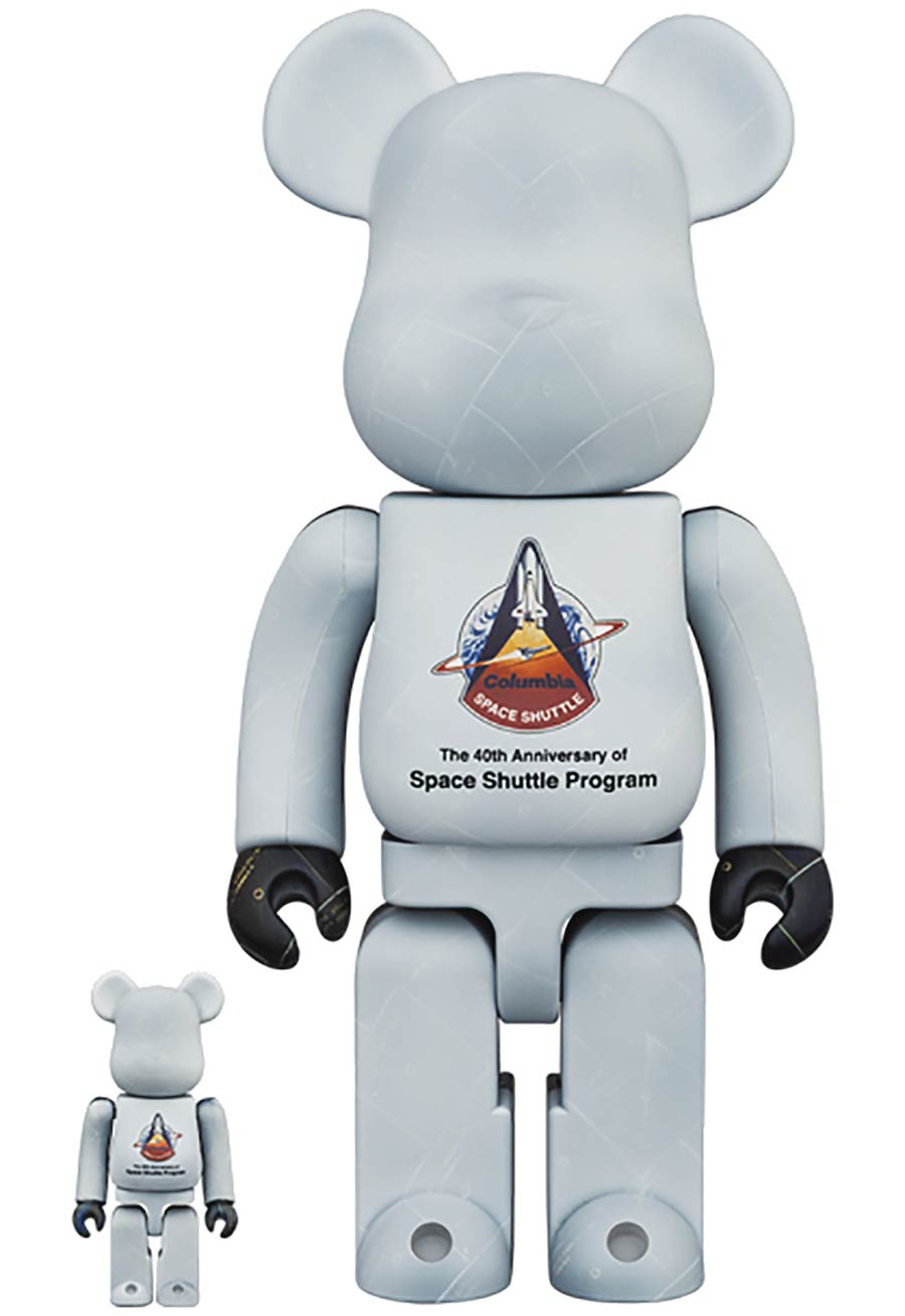 Space Shuttle 100 Percent & 400 Percent 2-Pack Bearbrick
