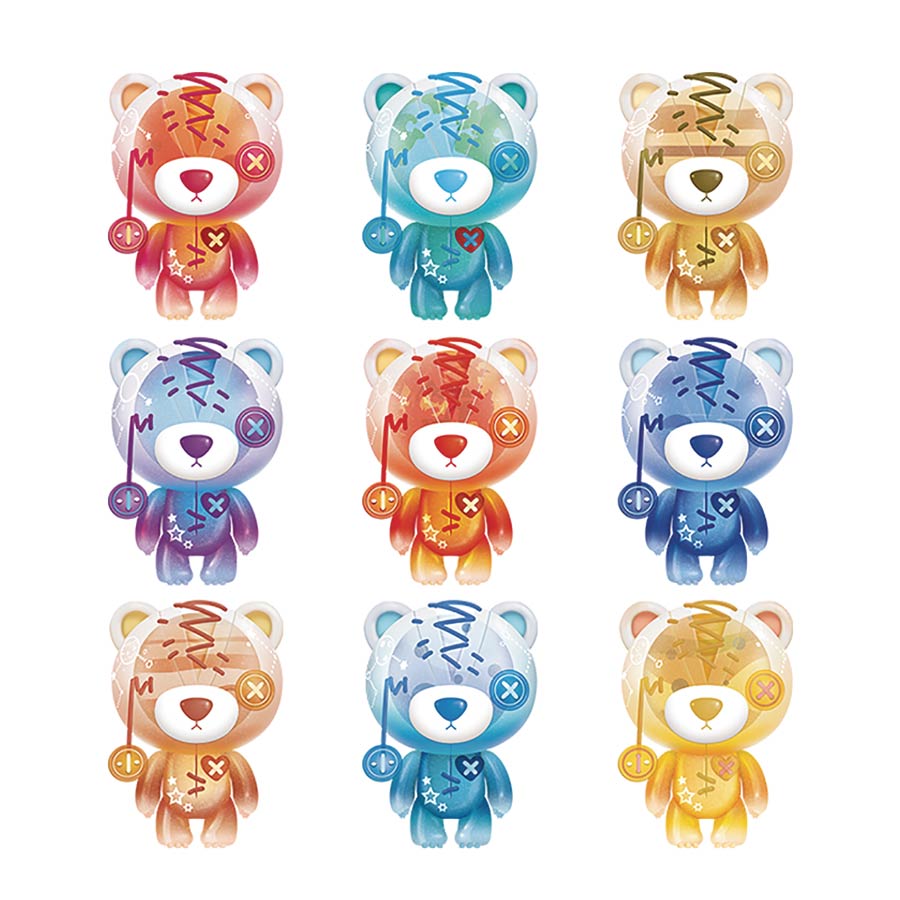 Joybrain Raggedy Teddy Shining Universe Figure Blind Mystery Box 9-Piece Display