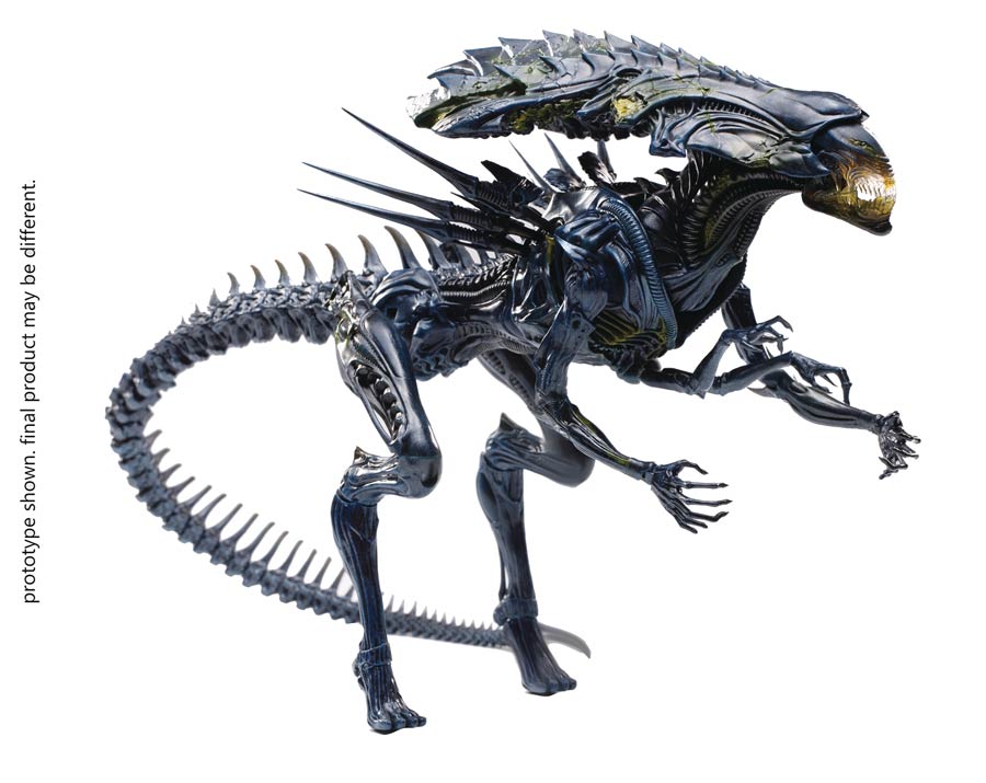 AvP Alien vs Predator Battle Damage Alien Queen Previews Exclusive 1/18 Scale Figure