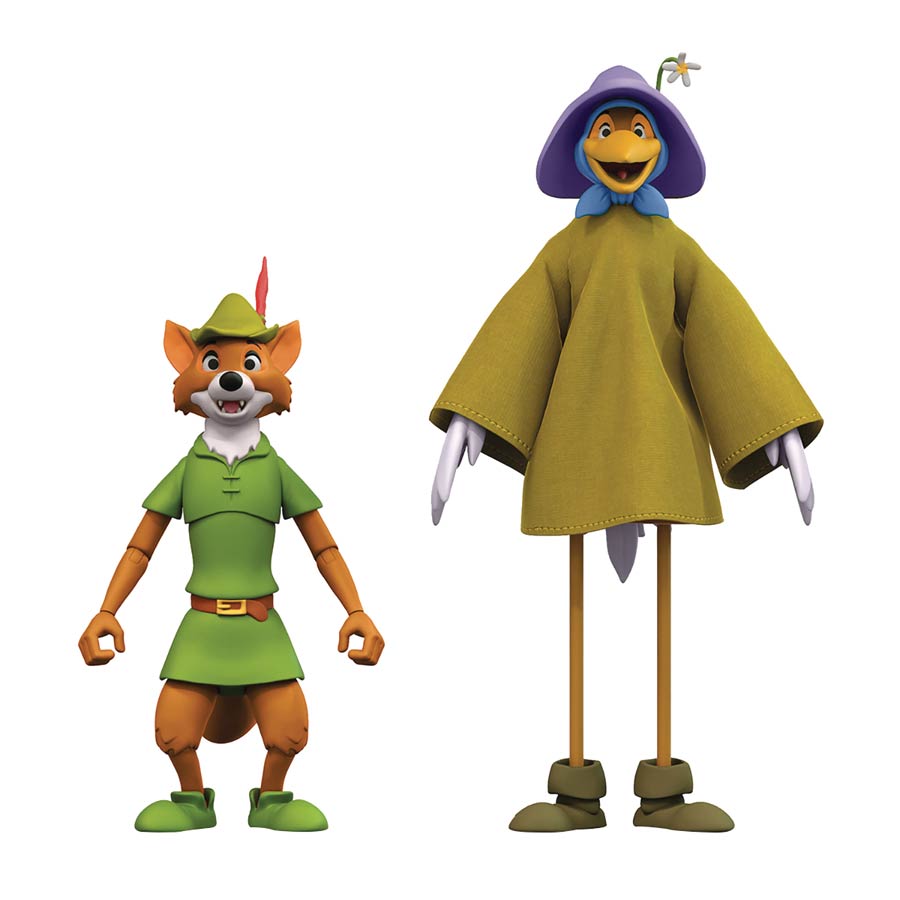Disney Ultimates Wave 2 Robin Hood Robin Hood Stork Costume Action Figure