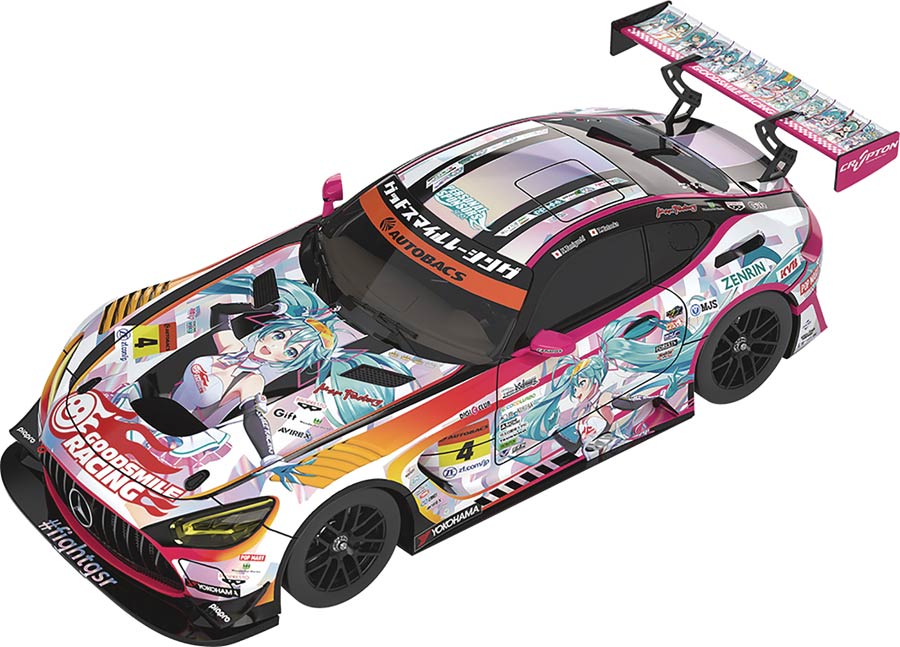Hatsune Miku GT Project AMG 2021 100th Race 1/43 Scale Mini Car