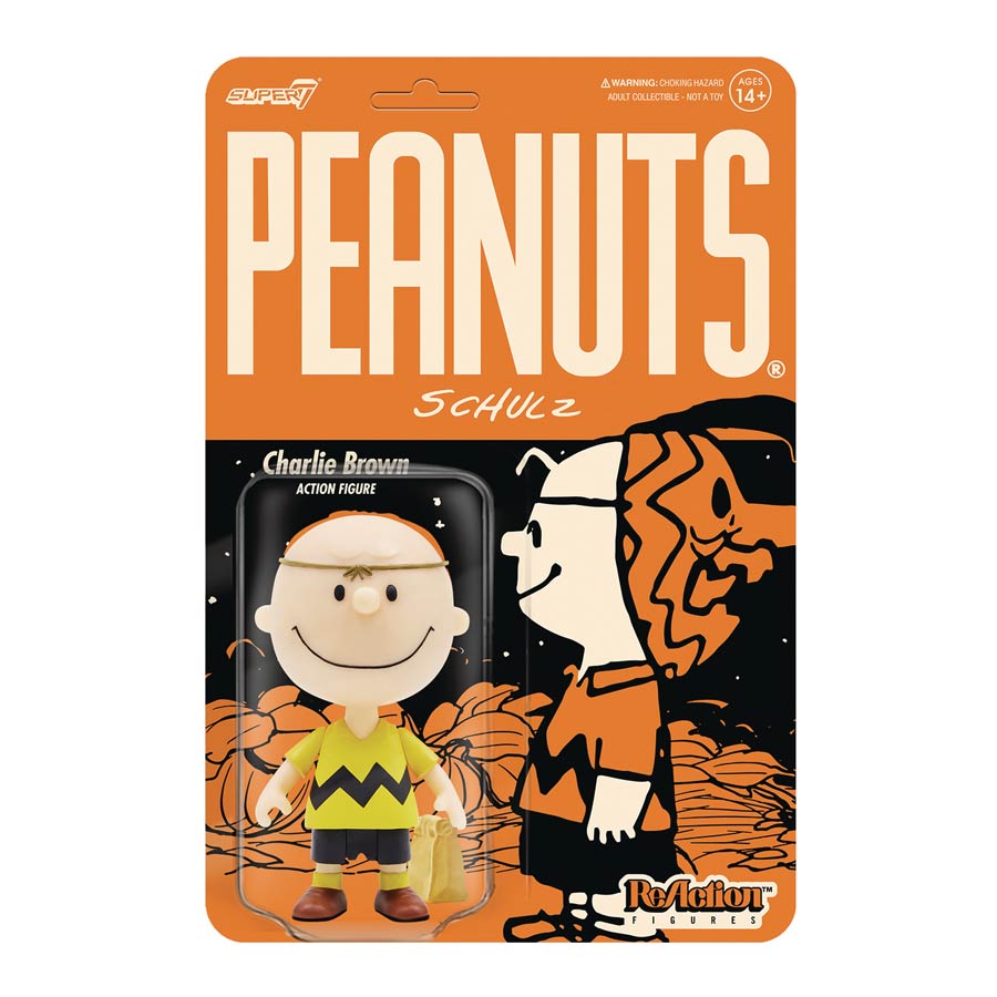 Peanuts Halloween Wave 4 ReAction Figure - Masked Charlie Brown