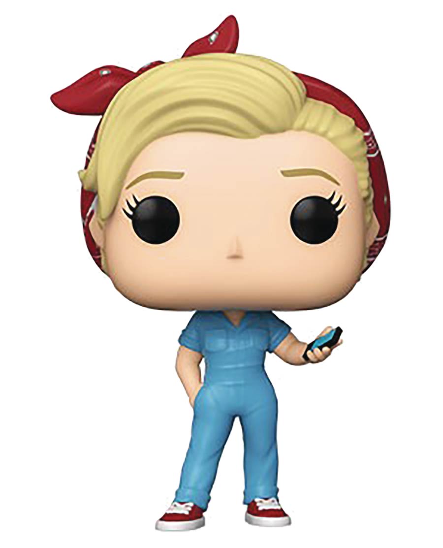 POP Television Parks & Recreation Leslie The Riveter Vinyl Figure