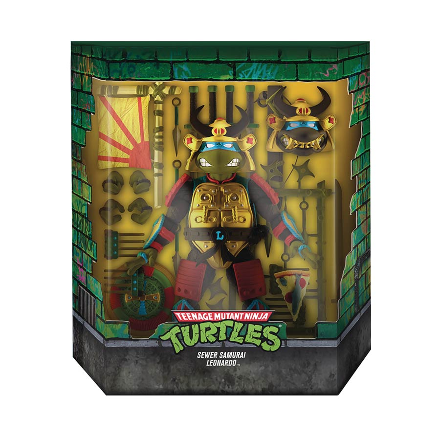 Teenage Mutant Ninja Turtles Ultimate Action Figure - Leonardo The Sewer Samurai