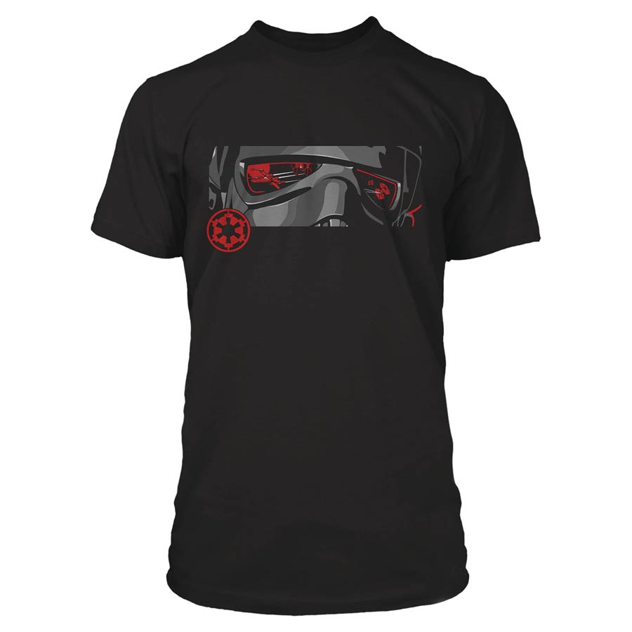 Star Wars Squadrons Imperial Helmet Black T-Shirt Large