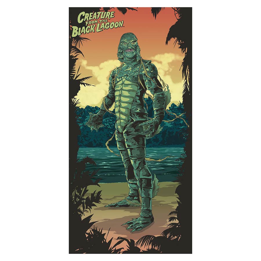 Creature From The Black Lagoon Beach Towel