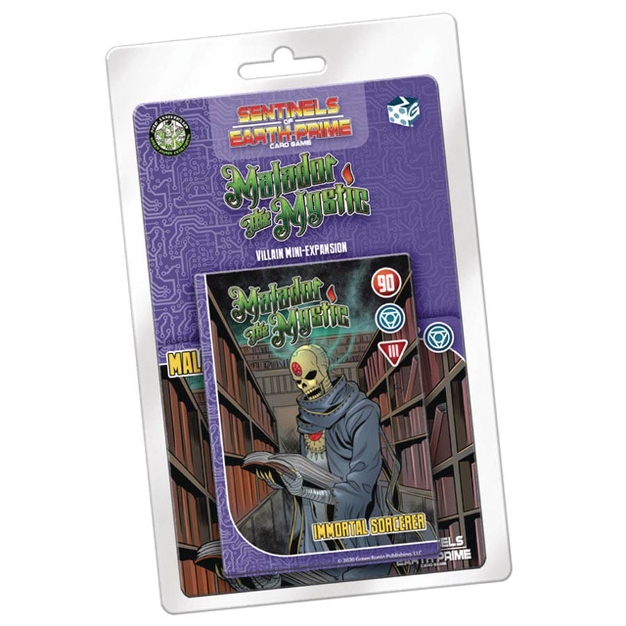 Sentinels Of Earth-Prime Co-Operative Card Game Character Expansion - Malador The Mystic