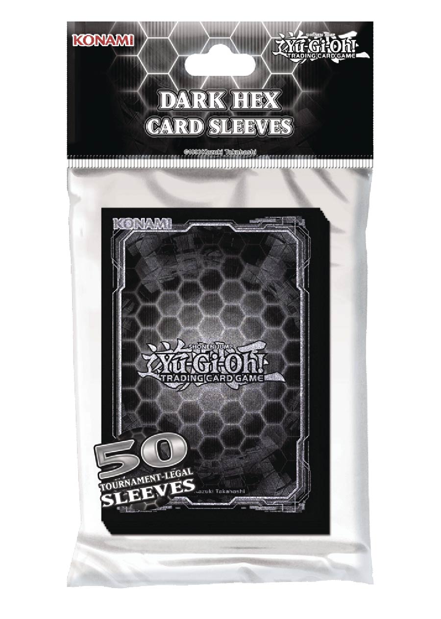 Yu-Gi-Oh Dark Hex Card Sleeves Pack (50-Count)