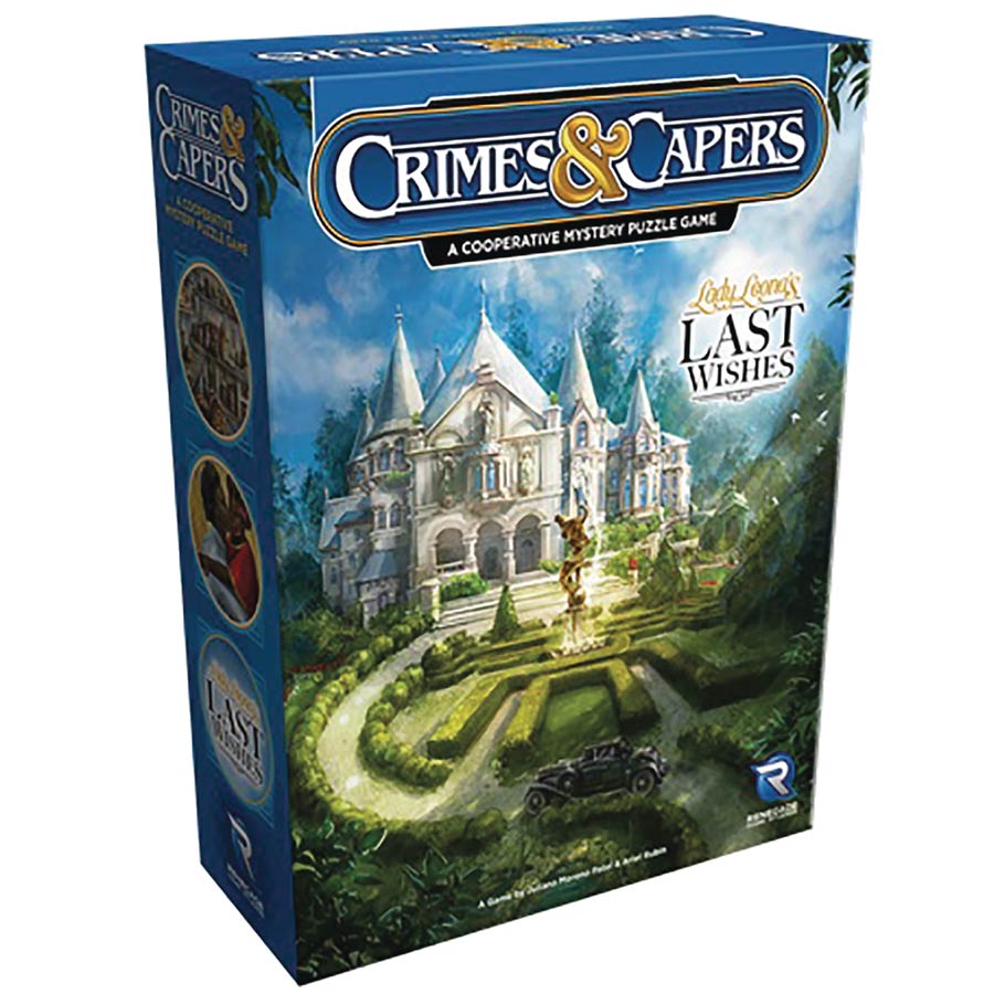 Crimes & Capers Lady Leonas Last Wishes Board Game