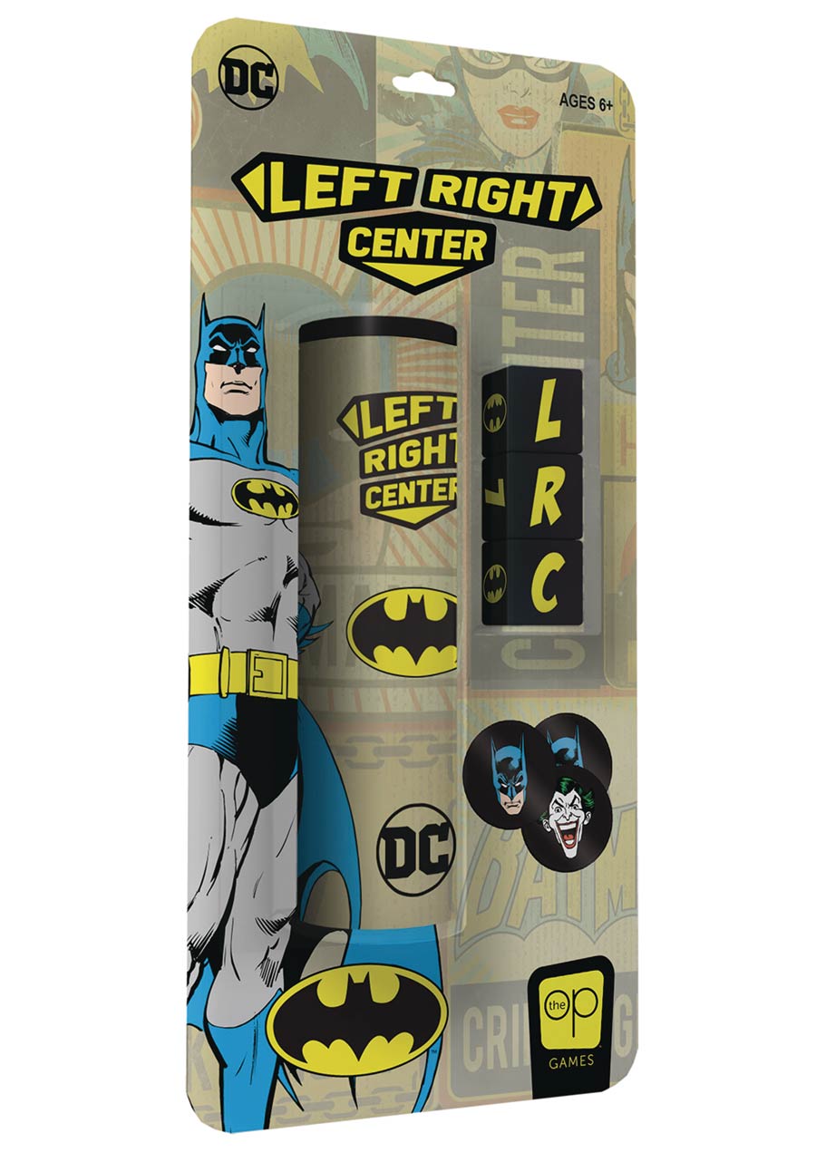 Left Right Center Batman Dice Game