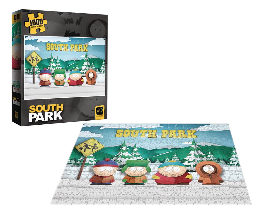 South Park Paper Bus Stop 1000-Piece Puzzle