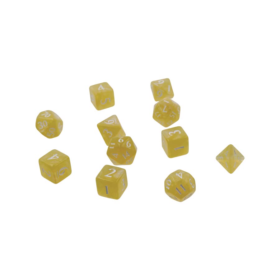 Eclipse 11-Piece Polyhedral Dice Set - Lemon Yellow