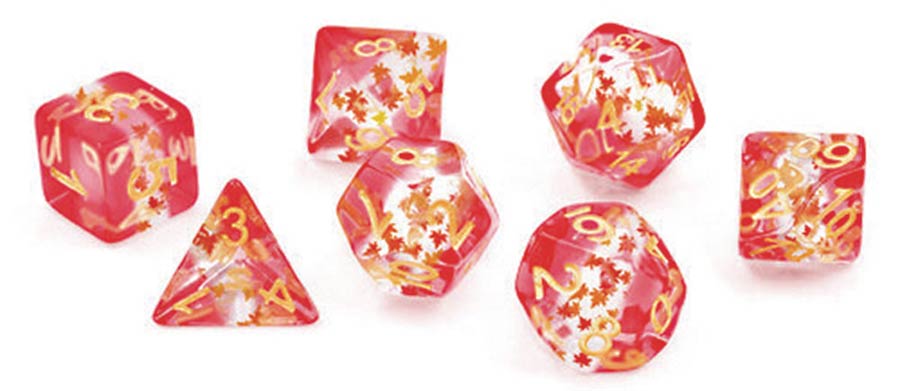 Sirius Dice Set - Maple Leaf