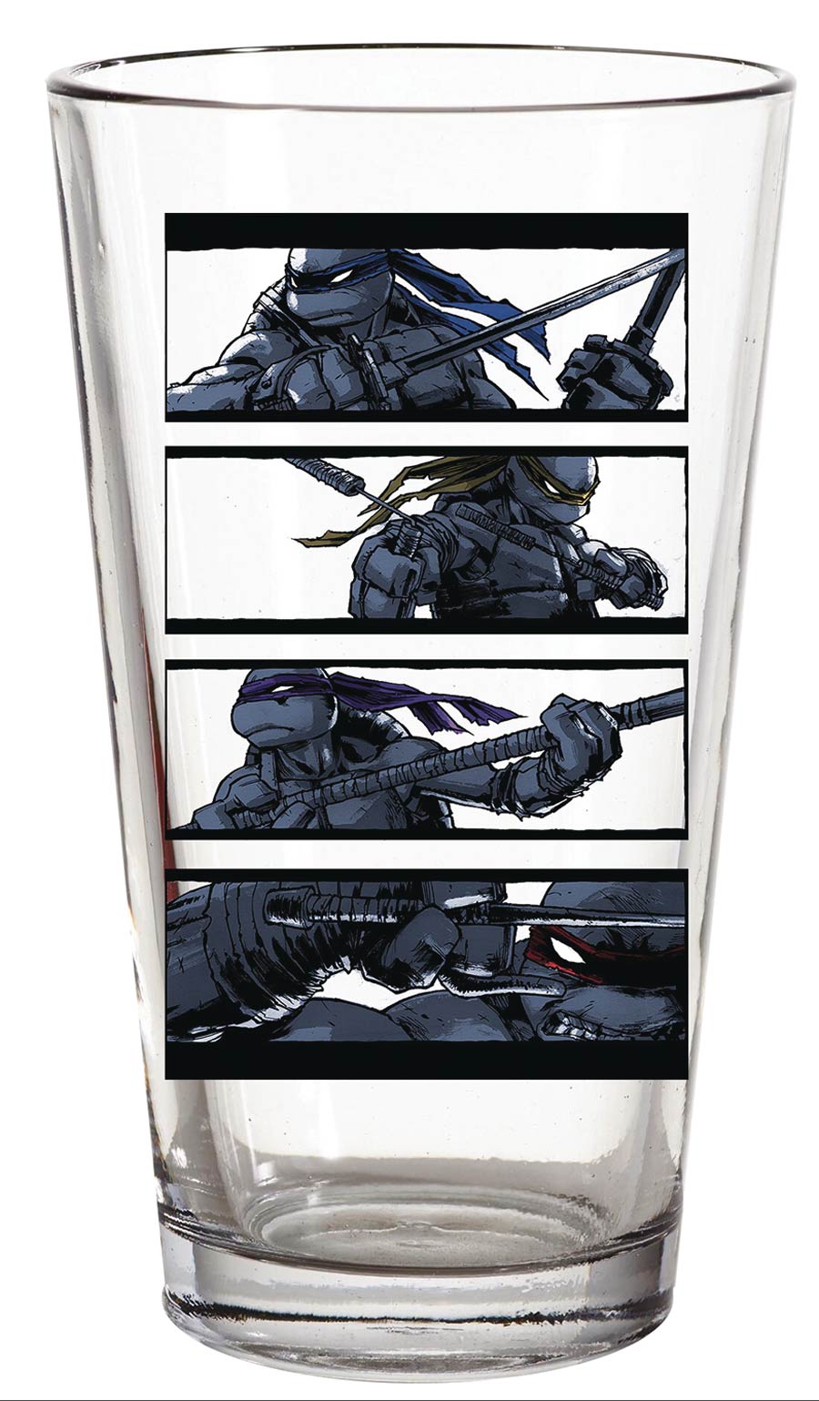 Teenage Mutant Ninja Turtles Previews Exclusive Pint Glass - Brothers Stripe